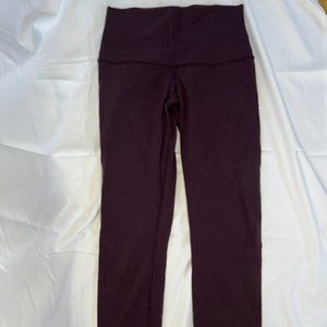 Like New Lululemon Purple Leggings Size 4